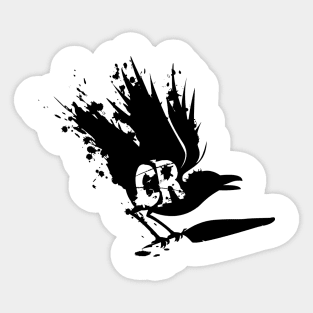 Cryptic Raven - Logo / Black Sticker